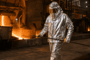 Calor radiante na siderurgia: a importância de vestimentas Aluminizadas na proteção térmica